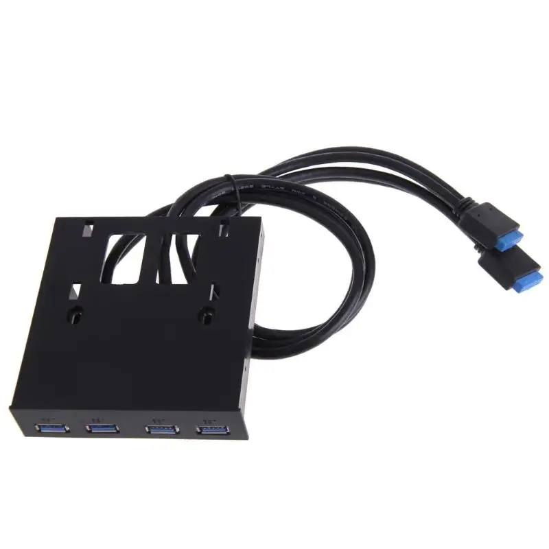 20 контактный 4 порта Мульти USB 2 0 3 сплиттер внутренняя Передняя панель