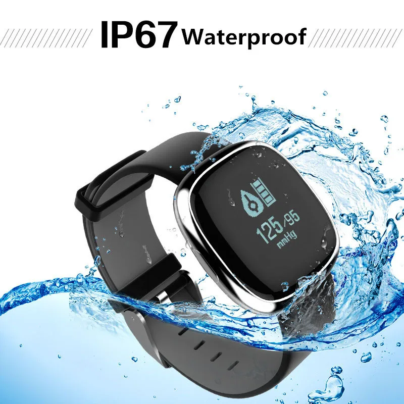 4 Fitness Tracker Health Band Smart Watch Mother Father Gift Bluetooth Wristbands Health Smart watch Health Monitor Blood Pressure