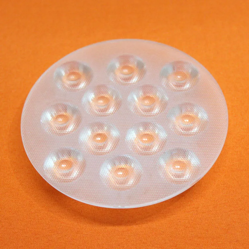 

30pcs/lot, LED lighting accessories, 12W round high power LED frosted bead face 30 degree lens, DIY spotlight, Downlight lens
