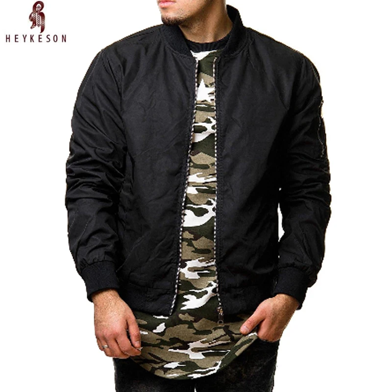 

2018 New Jacket Men Hot Sale High Quality Camouflage Pure Color Jacket Jacket Autumn Winter Coat Casual Solid Male Jackets