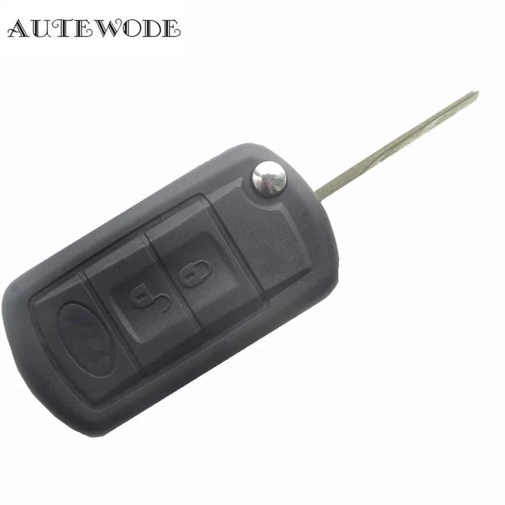 

AUTEWODE Replacement Shell Folding Flip Remote Key Case Fob 3 Button For LAND ROVER Range Rover Sport LR3 Discovery