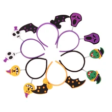 6 шт., повязка на голову на Хэллоуин, украшение для Дня Святого Валентина, повязка на голову, аксессуары для костюмированной вечеринки, товары для сувениров