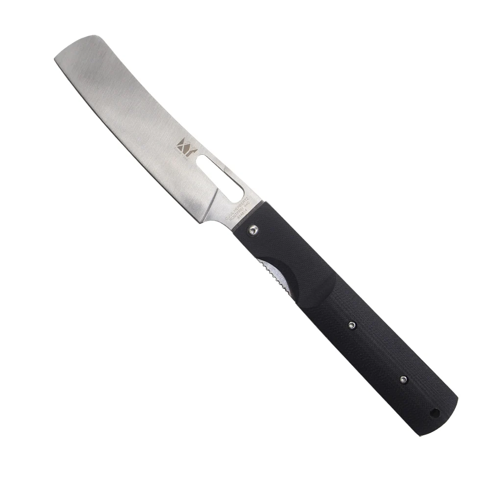 

XYJ Brand Camping Kitchen Knife High-Grade 440A Stainless Steel Blade G10 Handle Kitchen Tools Folding Pocket Knife Hot Sales