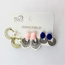 Новое Разнообразие женских модных украшений, опт, съемные серьги-гвоздики на день рождения для девушек, подарок