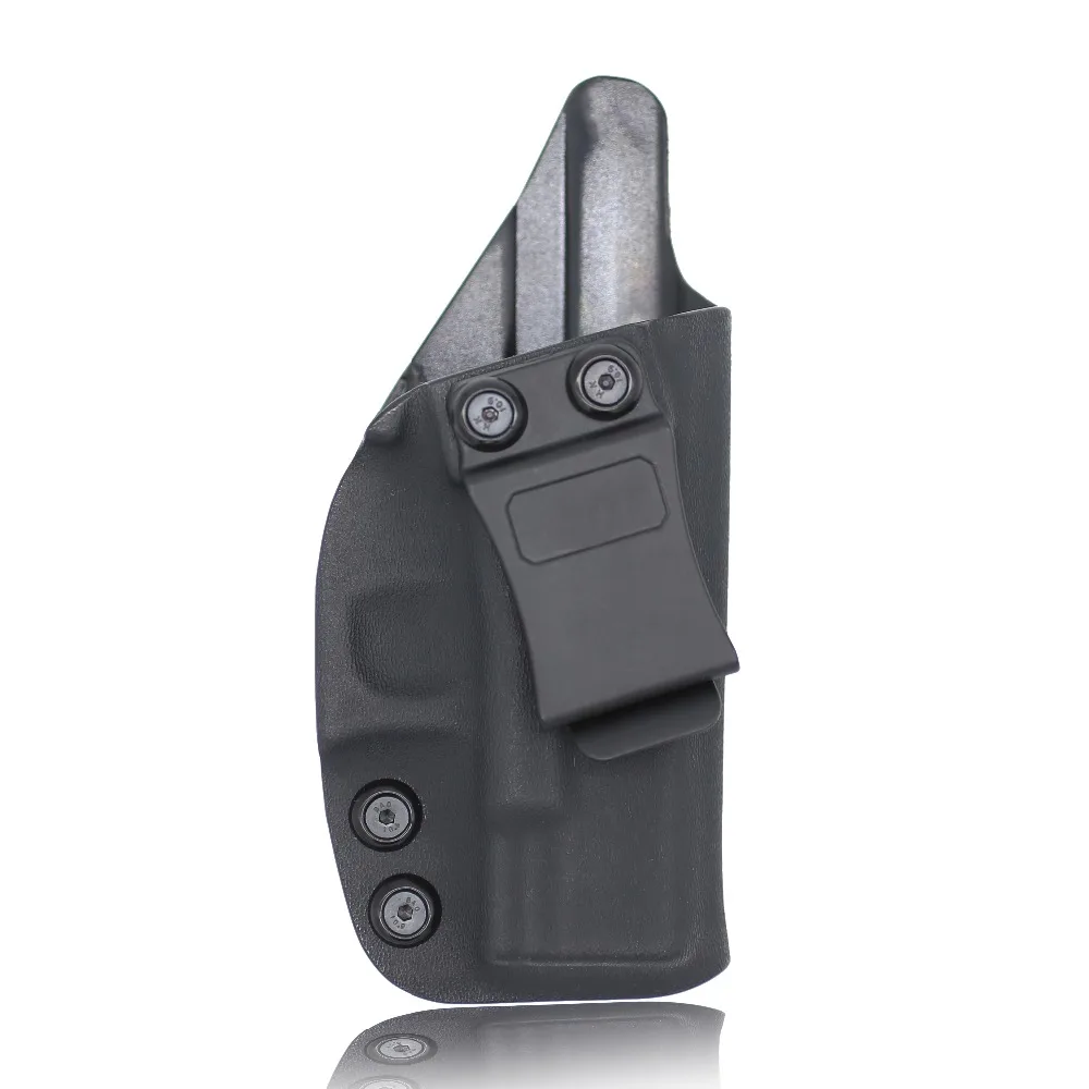 Черная кобура IWB Kydex для пистолета Glock 26 с быстрой опорой | Спорт и развлечения