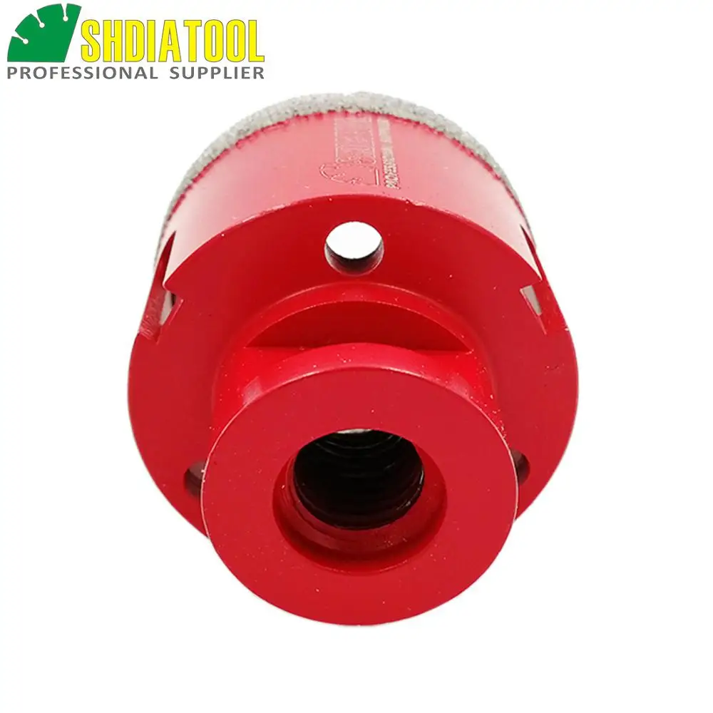 SHDIATOOL 2pcs M14 Dia 50mm Vacuum Brazed Diamond Drilling Core Bits Hole Saw Drilling Bits Diamond Drill Bit Crown Bell Saw