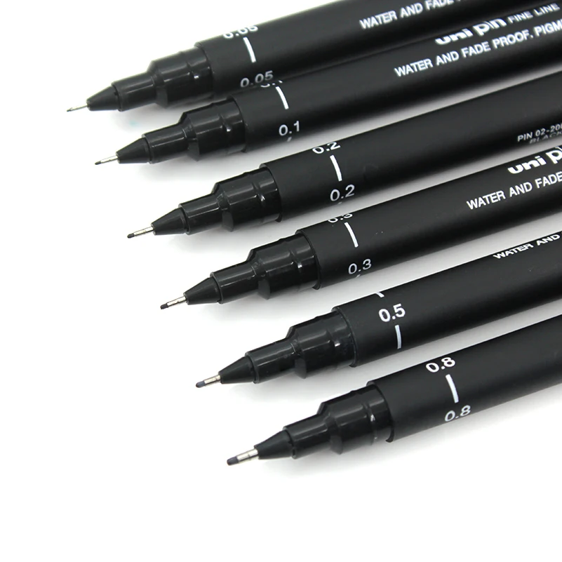 6 шт. новейшая ручка для рисования, ультра тонкая линия, хорошая химическая стойкость, гелевые ручки, художественные маркеры, эскизные ручки для рисования