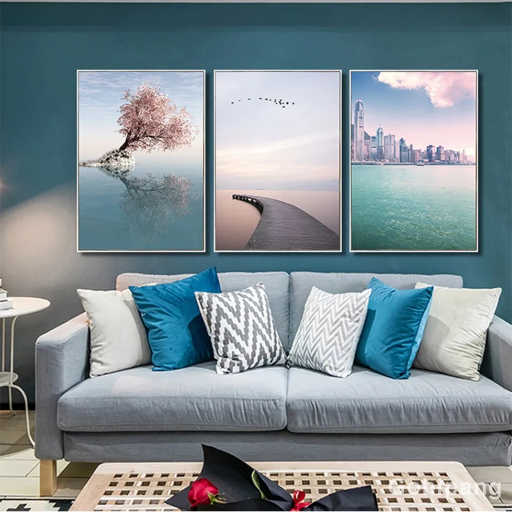Nordic-Modern-Minimalist-Artistic-Tree-Ocean-Landscape-Canvas-Painting-Entrance-Poster-and-Prints-Wall-Pictures-for (1)