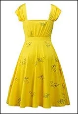 Preself-Floral-Swing-Dress-Women-Fashion-Dresses-Spring-Summer-New-Yellow-