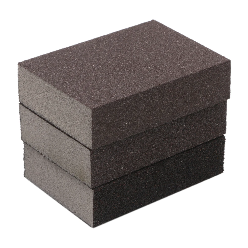 3PCS Drywall Polishing Sanding Sponge Block Sandpaper Assorted 100 180 320 Grit 3PCS Drywall Polishing Sanding Sponge Block Sandpaper Assorted 100 180 320 Grit