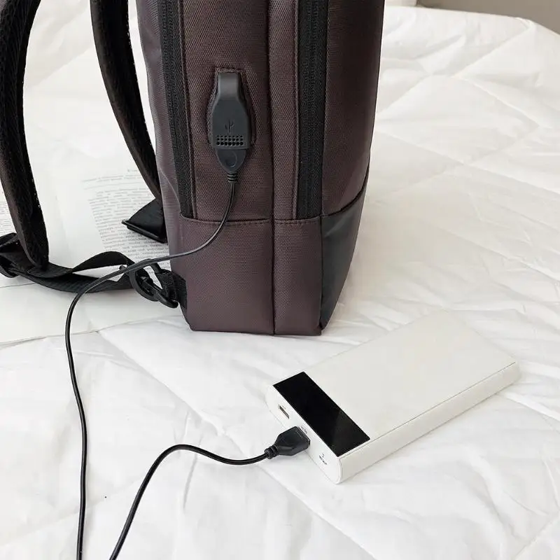 Нейлон анти-кражи рюкзак для ноутбука 3 Way зарядка через usb рюкзак зарядка через usb Многофункциональный Для женщин Для мужчин сумка