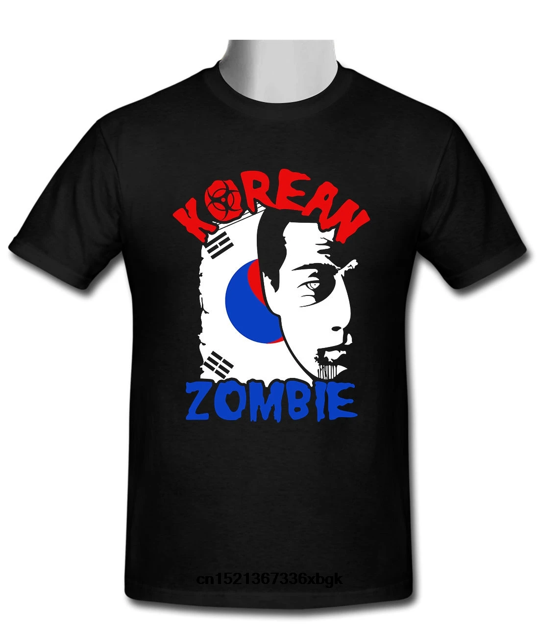 Gildan Korean Zombie Chan Сун Юнга пользовательские черная футболка Размеры S 3XL 2018 новый