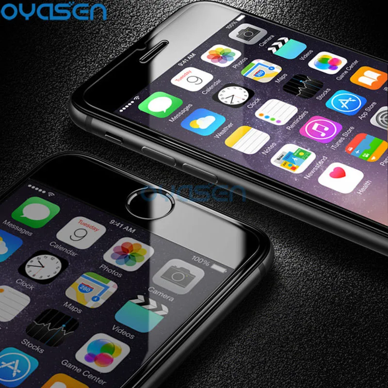 Премиум Защита экрана для iPhone 4 4S 5 5S SE 6 6S 7 8 Plus X Взрывозащищенная 9H пленка из