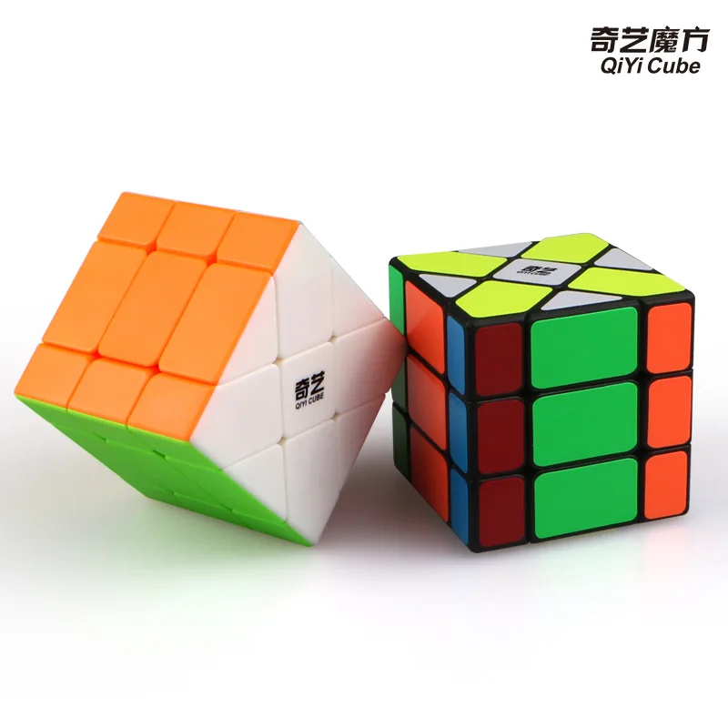 Qiyi speed 3X3X3 Fisher Cube, магические кубики, скоростная головоломка, Обучающие Развивающие игрушки для детей, cubo magico