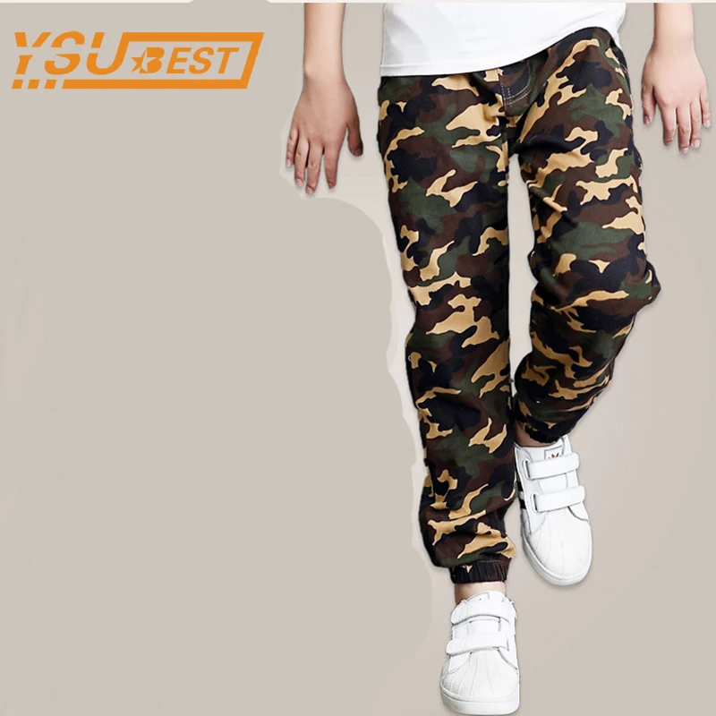 

3-14Yrs Baby Boys Pants Winter Spring Children Pants Camouflage Children Trousers Kids Sweatpants Fashion Camouflage Clothes
