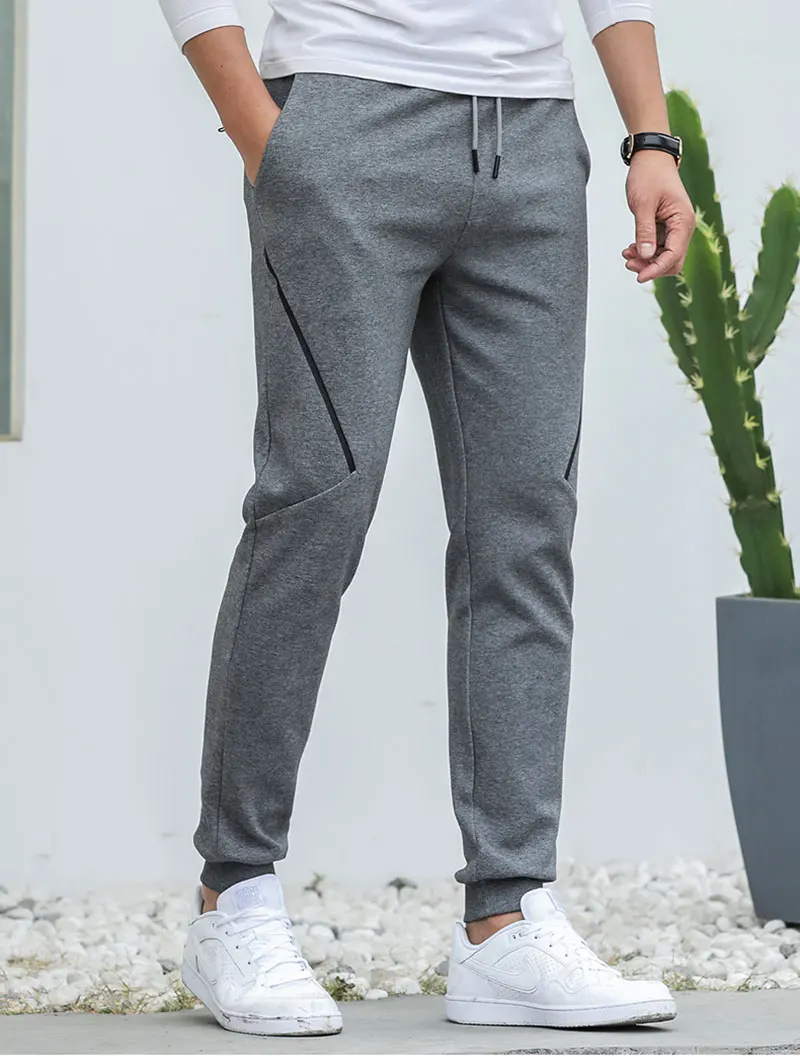2019 New Spring Autumn JEEP Sweatpants Mens Casual Knitted Elastic Waist Cotton Pants Fashion High Quality Trousers Solid Colors (19)