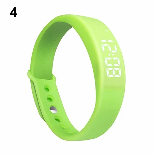Модные мужские Wo мужские s Смарт наручные часы Шагомер W5 шаги счетчик калорий отслеживание спортивный браслет - Цвет: Зеленый