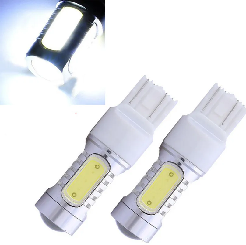 -2X-T20-7-5w-12v-Led-Car-Light-Source-7443-Led-Auto-Brake-Bulbs-w21