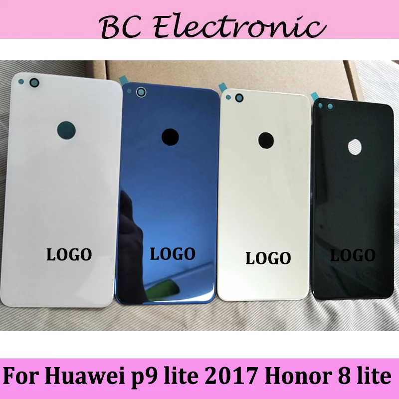 Задняя крышка из 100% стекла для Huawei P9 Lite 2017 Honor 8 lite с задней камерой|battery back|back