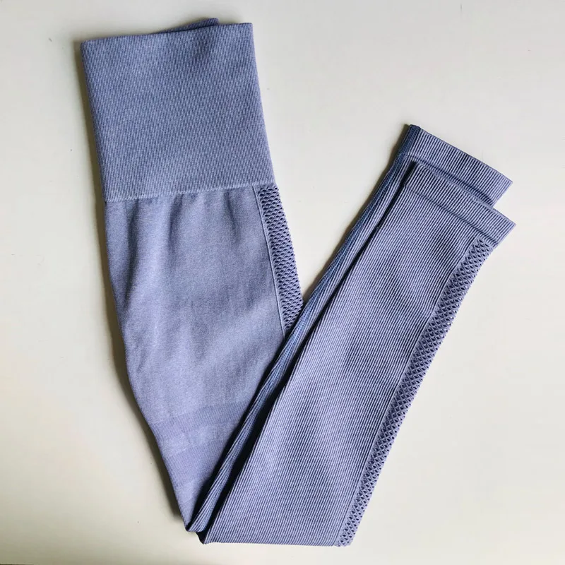 Сексуальные штаны для йоги женские бесшовные леггинсы с завышенной талией спортивные женские Беговые лосины для фитнеса спортивная одежда - Цвет: Gray
