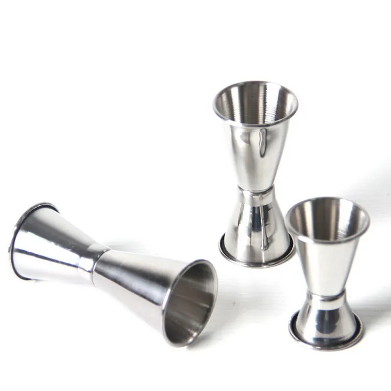 3 Sizes Stainless Steel Cocktail Drink Mixer Measuring Cup Jigger