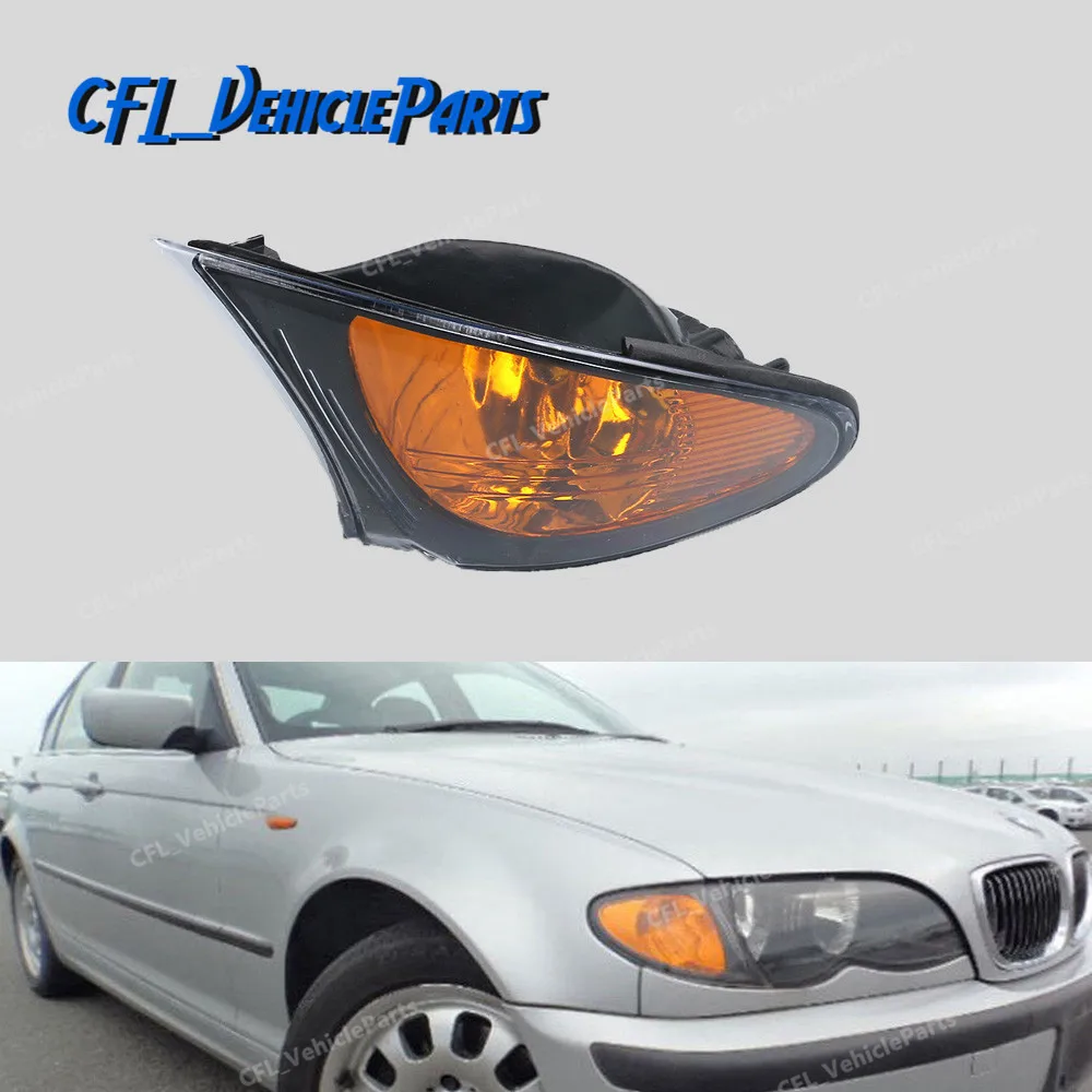 

Правый передний Угловой поворотный сигнал, желтая линза 63137165860 для BMW E46 3-SERIES 4-дверный седан 2002 2003 2004 2005