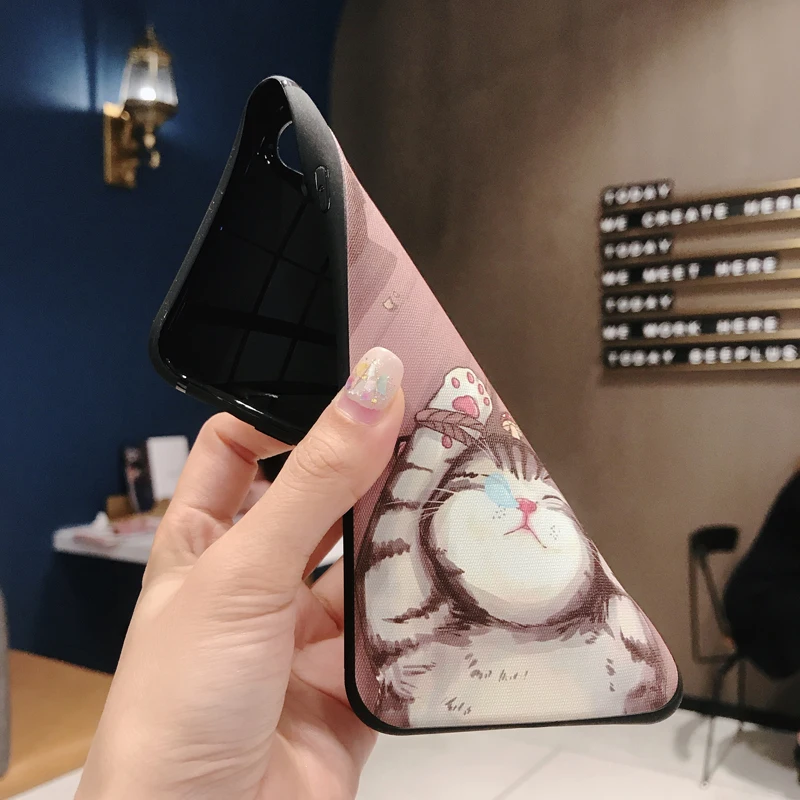 Cartoon Case For Vivo V15 Pro Case For Vivo IQoo X27 V11 Pro V11i Y91 Y95 Y93 Y97 Nex S Cat Rabbit Soft Silicone TPU Case Cover