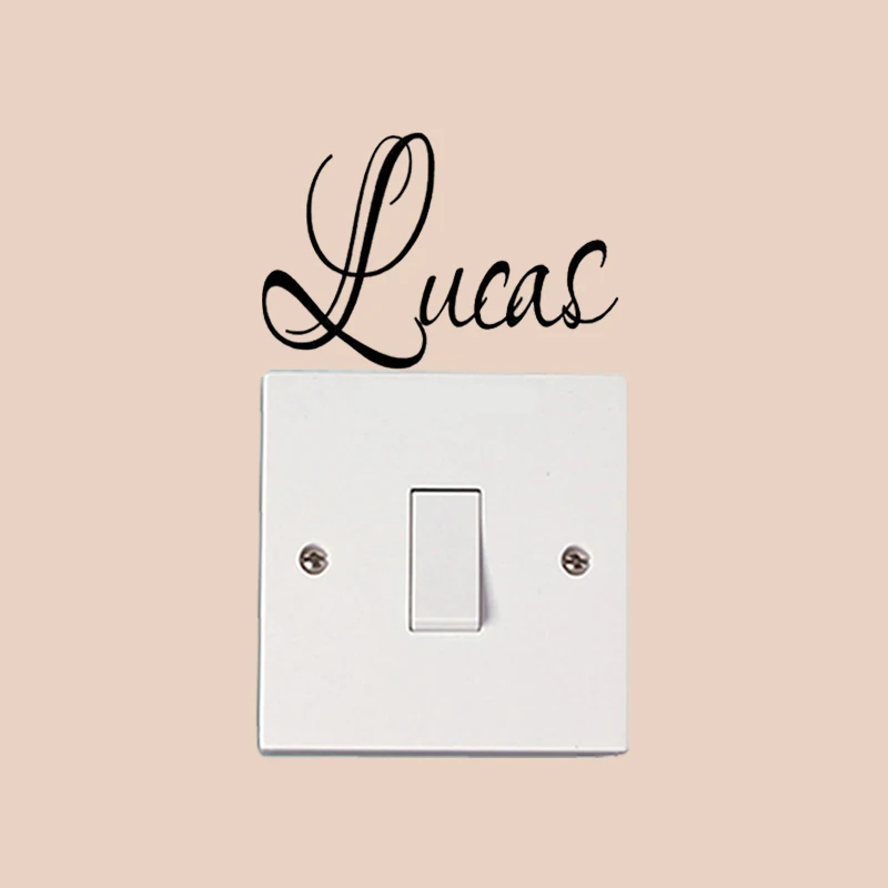 LUCAS виниловые настенные наклейки декор для гостиной переключатели A1511|switch sticker|vinyl