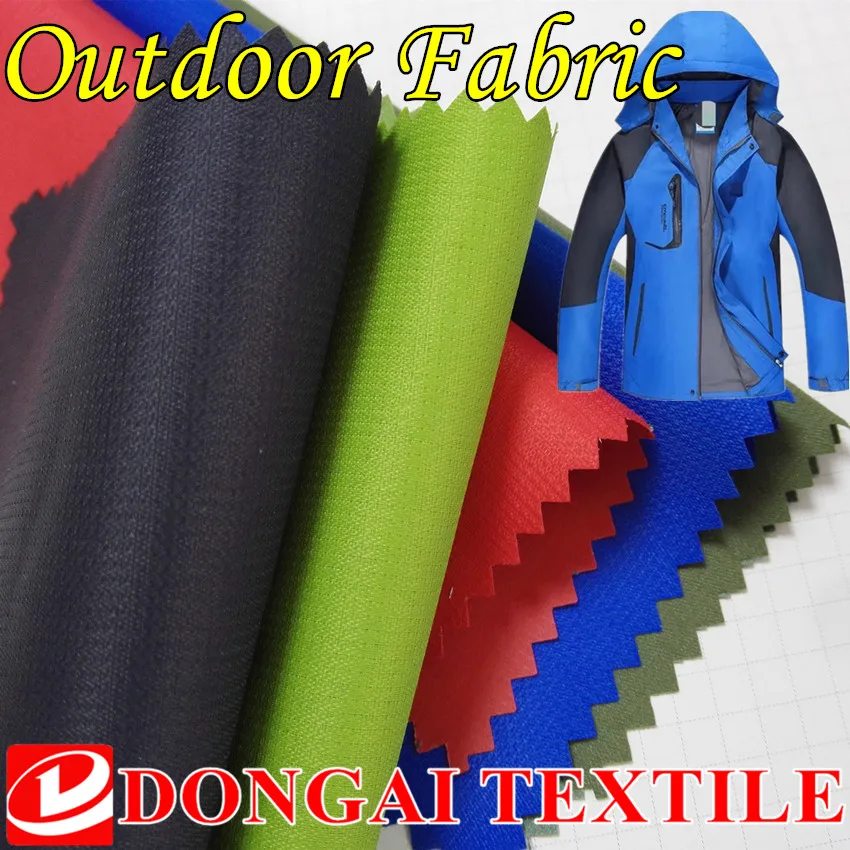 Cheap Outdoor fabric PVC coated for jacket, Raincoat. skid wearin