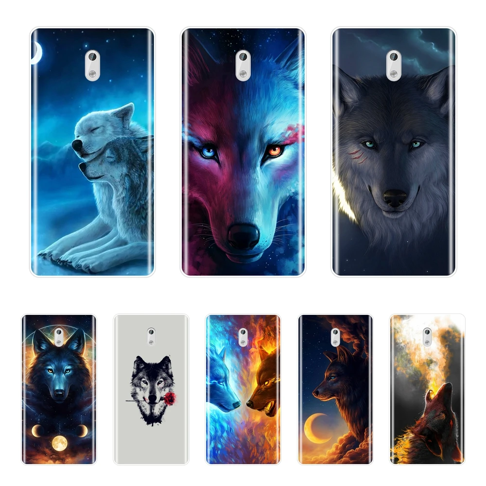 

Phone Case For Nokia 7 Plus X6 Nokia6 Nokia5 Nokia3 Nokia2 Case Silicone Cool Wolf Back Cover For Nokia 8 6 5 3 2 1 Case