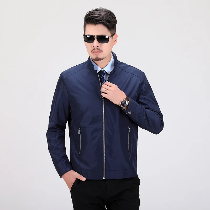 Men's Boutique Business Jacket Zipper Cardigan Mens Formal And Work