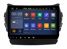 BIG 9.0 inch 1024*600 Quad Core Android 5.1 Fit Hyundai ix45 SANTA FE 2013 2014 – 2016 Car DVD PLAYER DVD Navigation GPS Radio