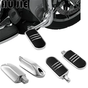 

Motorcycle StreamLiner Styled Chrome Footpeg Foot Peg For Harley FLH Touring Electra Street Glide Road King FLST Softails Fatboy