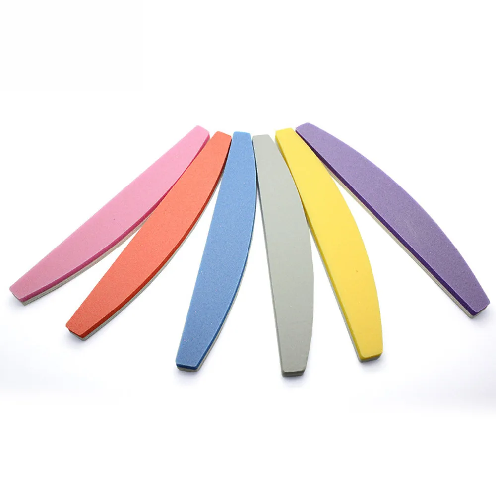 10pcs/lot Nail Art Sanding Salon Buffer Files Sandpaper Manicure UV Gel Polisher Pedicure Tools | Красота и здоровье