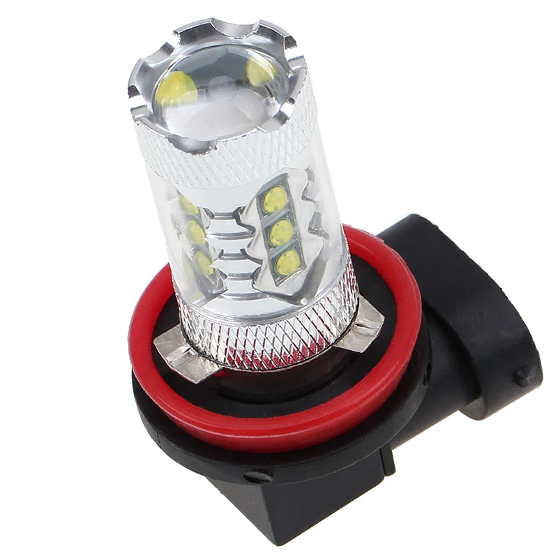 Posbay белый/красный/синий/зеленый COB LED H11/P13/H16 гнездо автомобиля Авто
