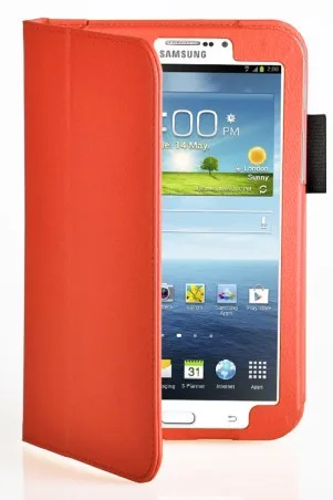 Gligle кожаный чехол сотового телефона с подставкой для samsung Galaxy Tab3 7,0 T210 T211 11 Цвета 200 шт./лот - Цвет: orange