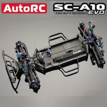 AutoRC SC-A10 EVO короткая дорожка рамка 50% комплект 1/10 4WD Off-Road пульт дистанционного управления дорожка рама RCcar rc гоночные автомобили