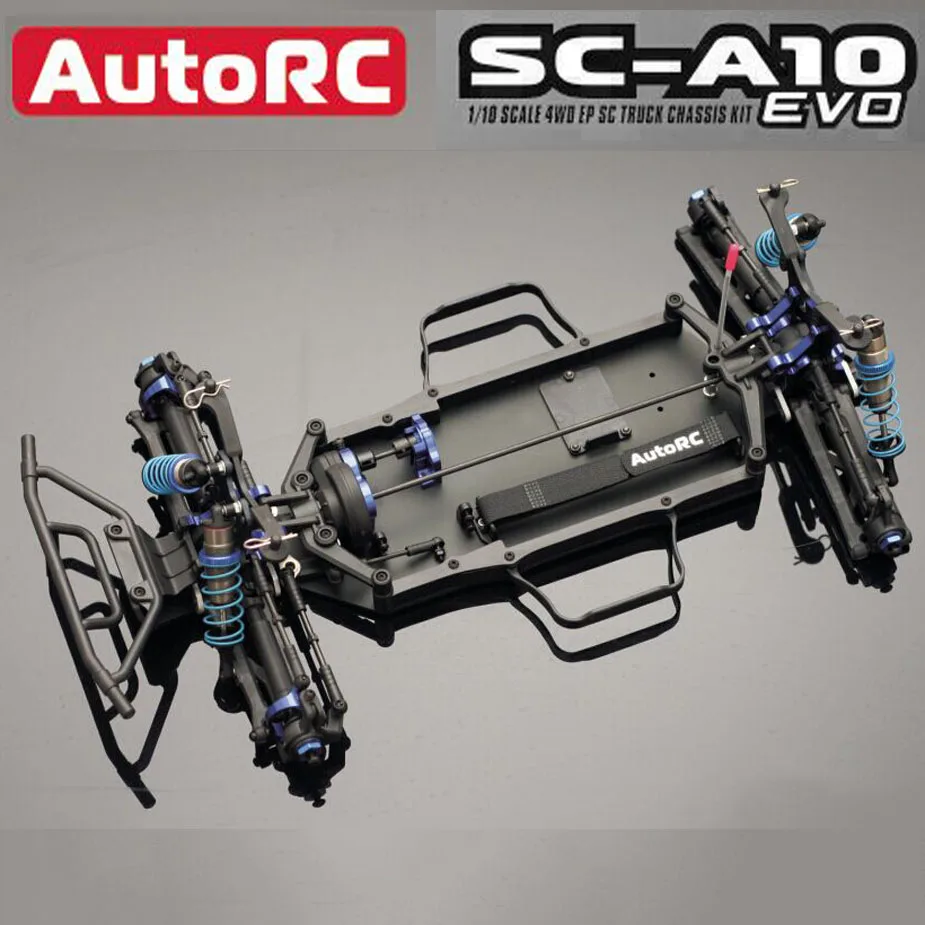 

NEW AutoRC SC-A10 EVO short-track frame 50% KIT 1/10 4WD Off-Road remote controlelectric track Frame RCcar rc racing cars