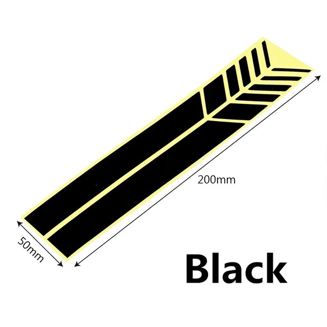 2pcs Rear View Mirror Stickers Car Styling PET Car Sticker Rearview Mirror Side Decal Stripe Car Accessries Car Stickers - Image 4