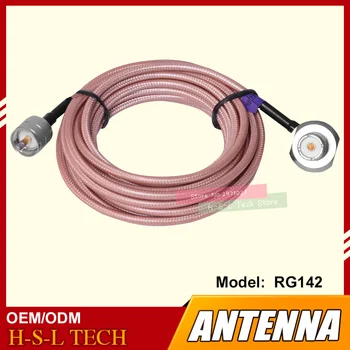 

Teflon Antenna Connector Extend Cable 5M Feeder Cable High Screen Clip Side Line For Mobile Car Walkie Talkie CB Coaxial Cable