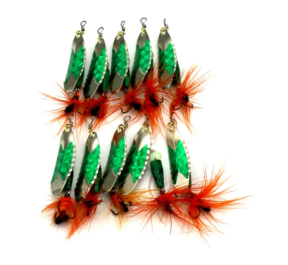 

HENGJIA 80pcs 4.7G Metal sequin spinner spoon fishing lures pike bass leurre peche brochet fishing baits pesca fishing tackles