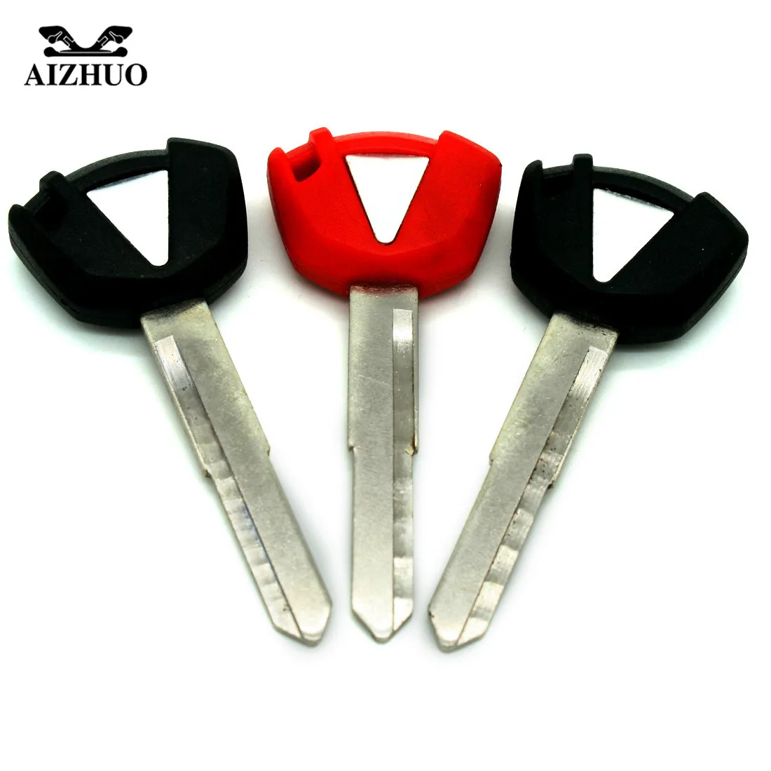Moto Key Embryo Motorcycle Keys Rings Keys Embryo Uncut Keyring For Kawasaki ZX14R ZX-10R ZX-6R ZX-12R Z750 Z1000 With LOGO