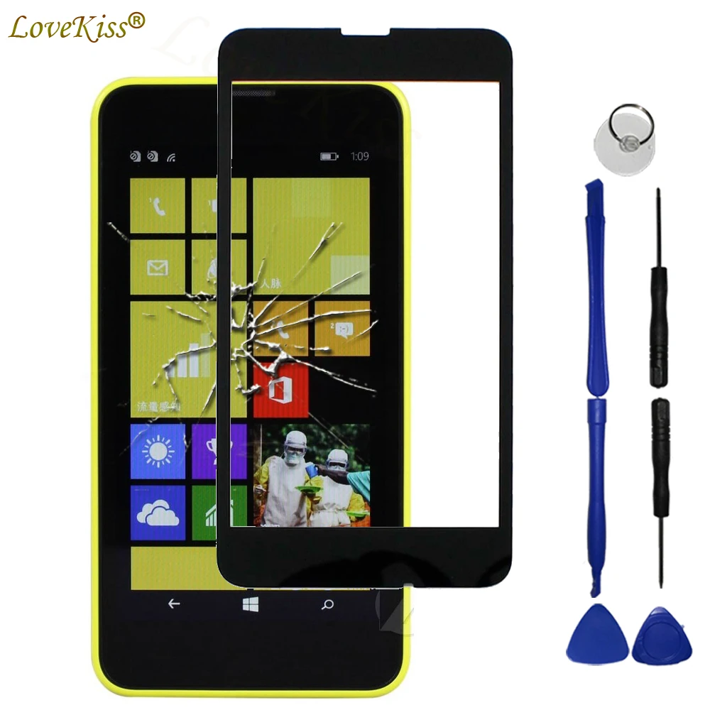 N630 N635 Передняя панель для Nokia Lumia 630 636 638 635 сенсорный экран сенсор ЖК дисплей