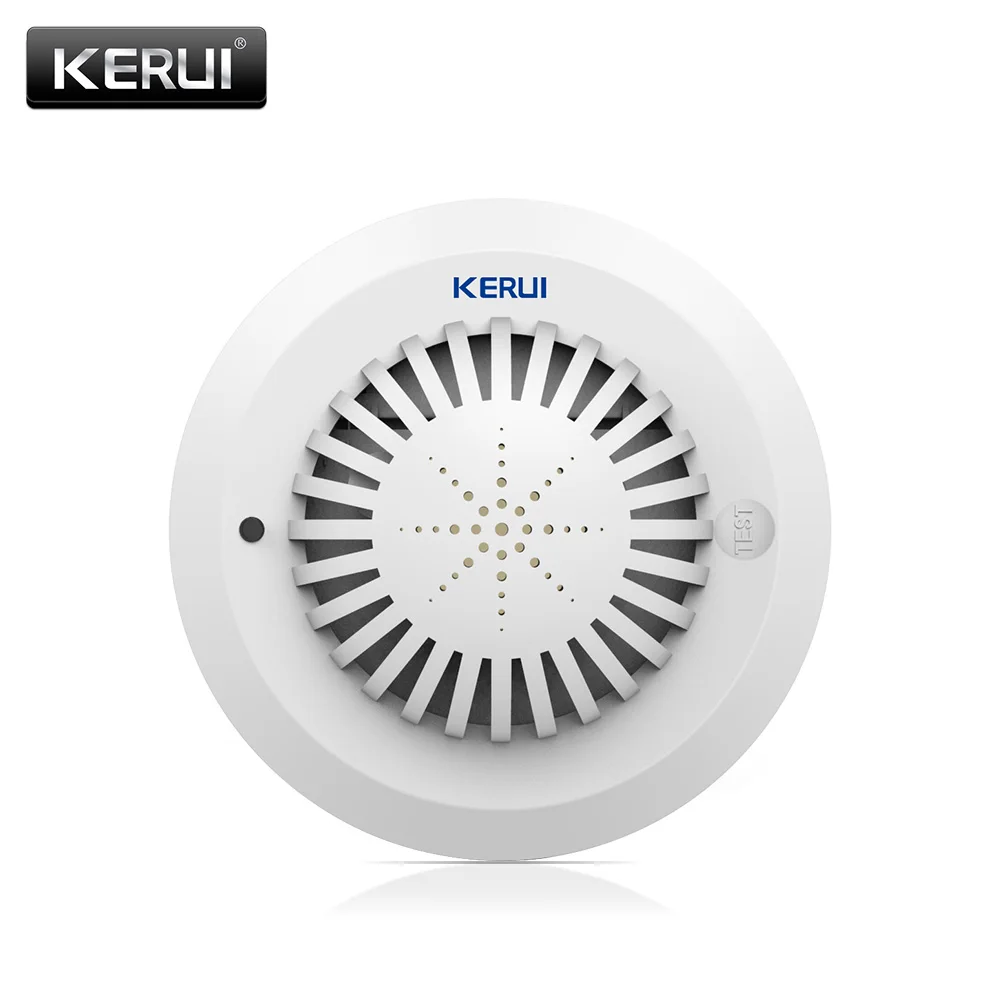 KERUI SD03 Высокая чувствительность пожарный дым сигнализация пожарная безопасность детектор дыма голосовые подсказки домашняя система охранной сигнализации