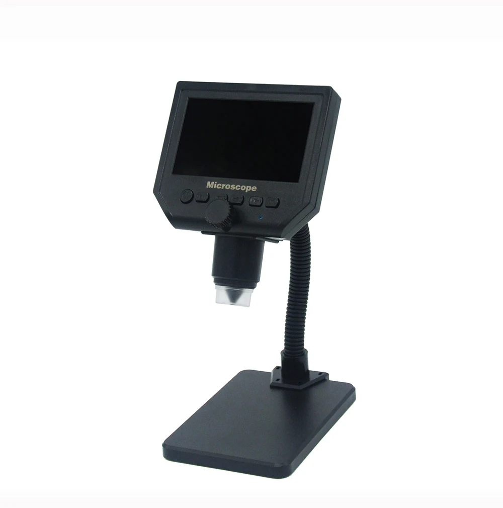  600X microscope usb digital video microscope camera 8 LED VGA Microscope for soldering With 4.3
