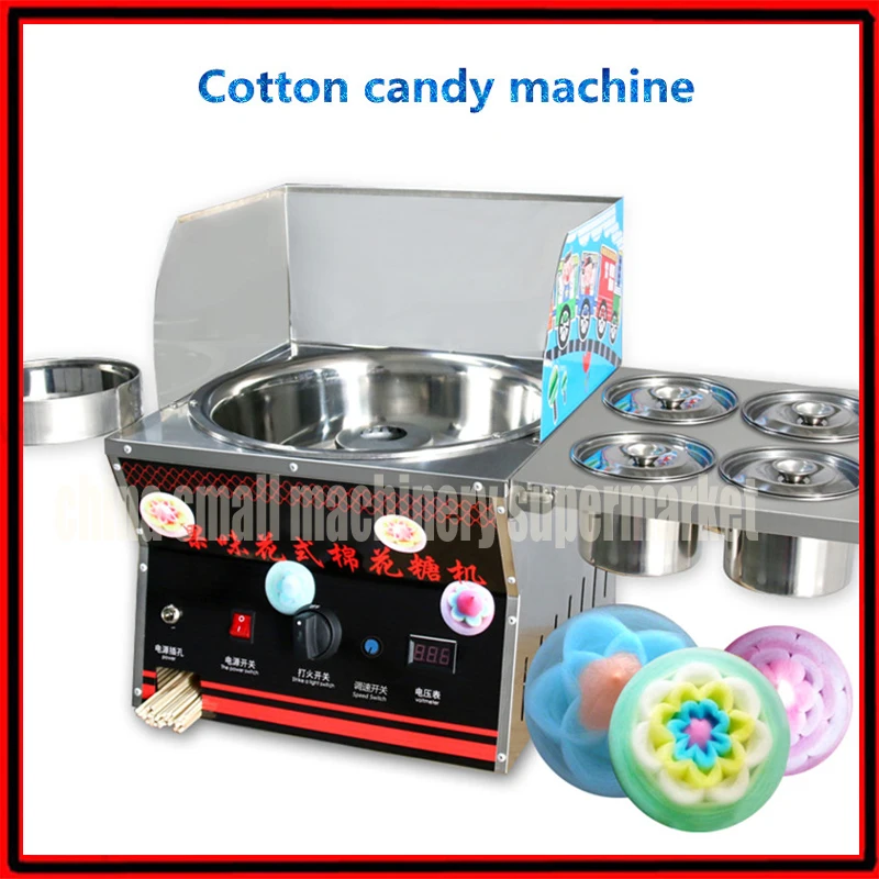 Коммерческие фантазии использование газа DIY Sweet Cotton Candy Maker candyfloss хлопок, сахар, машины снэк-оборудование цветок