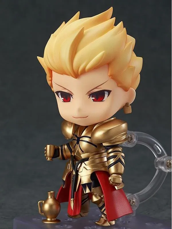 Huong Аниме Фигурка 10 см Nendoroid Fate Stay Night Gilgamesh версия#410 ПВХ фигурка Коллекционная модель