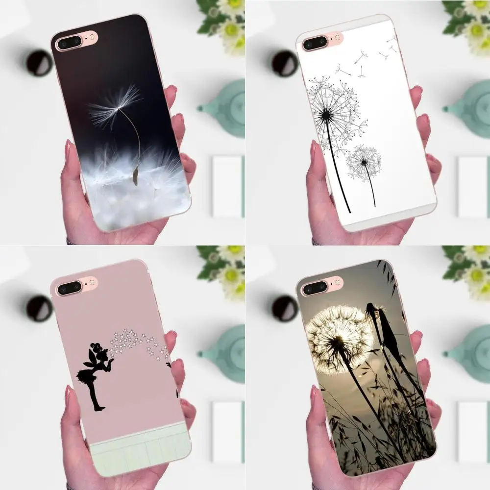 Цветок Одуванчик бабочки мультфильм для Huawei Honor 4C 5A 5C 5X 6 6C 6A 6X 7 7X 8 9 V8 V10 Y3II Y5II Y6II G8 P7