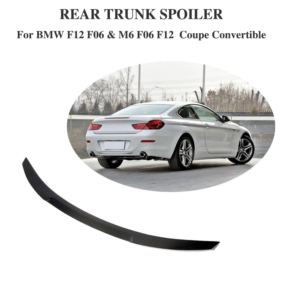 Задний спойлер для BMW 6 серии F06 F12 седан купе 2012 2016 крышка багажника из углеродного