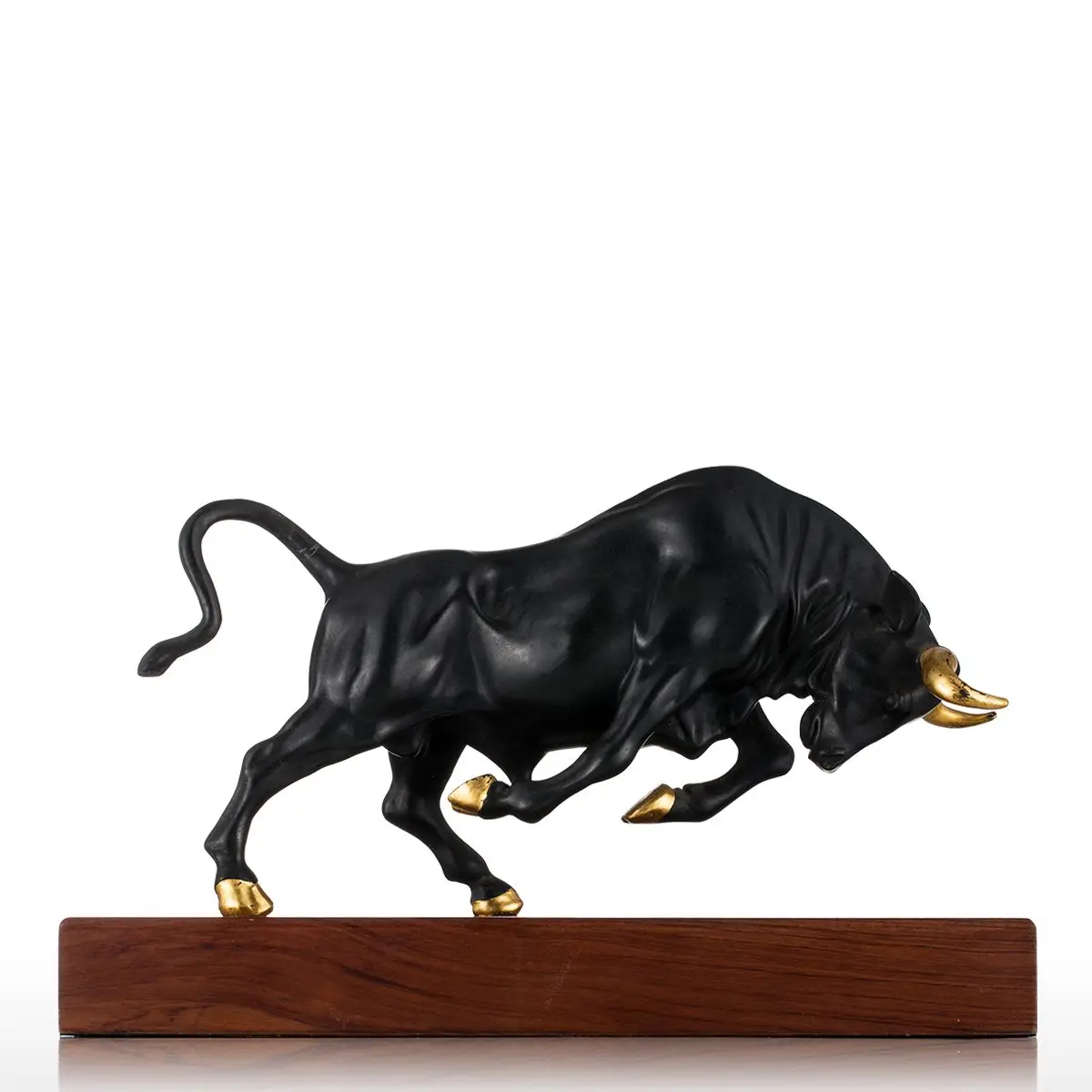 Современная Скульптура бурый бык бронзовая скульптура современное искусство Современная Скульптура Быка домашний офисный декор стола
